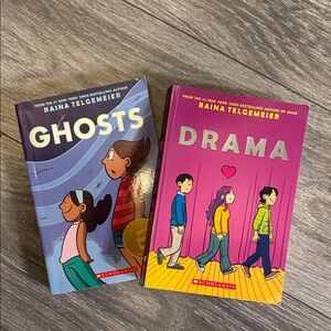 'Ghosts' and 'Drama' by RainaTelgemeier